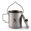 Qunature Tasse légère en titane 750 ml Tasse à café de Voir les images du produit 1