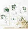 Plante verte Set d'affiches en 3 parties, Tableaux muraux Voir les images du produit 3