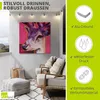 ARTland Wandbild Alu für Innen & Outdoor Felix pink Größe: Produktbild-Vorschau 2
