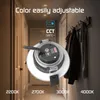 Ledvion lot de 6 spot LED blanc 6W CCT neutre etanche IP65 Voir les images du produit 6