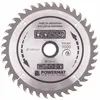 A circular saw blade with various specifications and brand information printed on it, set against a white background. Náhľad obrázku produktu
