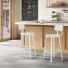 WOLTU Barhocker rund, Tresenhocker, Küchenhocker mit Produktbild-Vorschau 4