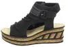 Rieker Damen Sandalette Hochfront Schaftsandale Keilabsatz Produktbild-Vorschau 10