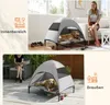 Lit pour chien PawHut Outdoor avec toit, Lit surélevé pour Voir les images du produit 7