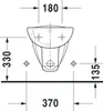 DURAVIT 2257150000 Wand-Bidet D-Code 545 mm mit ÜL, mit Produktbild-Vorschau 9