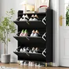 Armoire à chaussures Merax étroite à 3 portes, étagère à Voir les images du produit 5