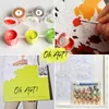 A collage of images showing a paint-by-numbers kit for children, including paint pots, a canvas, brushes, and a person holding the canvas. Produktbild-Vorschau