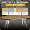 AlpiMeble Table a Manger Extensible - Table Ronde Voir les images du produit 8