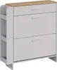 Schoenenkast Vicco Movino Wit/eiken 88.4 x 101.6 cm Met Productafbeelding-voorbeeld 1