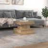 vidaXL Tavolino con luci LED Rovere artigianale 50x50x40 cm Anteprima dell’immagine prodotto 2