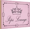vianmo Holzschild 12x18 cm Pipi Lounge Toilette Krone rosa Produktbild-Vorschau 1