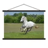 MuchoWow® Textilposter Pferde - Natur - Weiß 90x60 cm mit Produktbild-Vorschau 1
