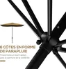 Outsunny Parasol de jardin Parasol droit Parasol Voir les images du produit 6