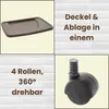 Küchenwagen mit Rollen Rollwagen mit Schubladen Rollwagen Produktbild-Vorschau 5