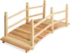 tectake® Gartenbrücke Cantara aus Holz 137 x 58 x 58 cm Produktbild-Vorschau 1