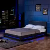 LED Bett ASTEROID - Variantenauswahl, schwarz, Größe:160 x Produktbild-Vorschau 1