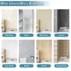 Collage of different wall surfaces with labels indicating their type. Produktbild-Vorschau