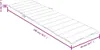 vidaXL Cuscino lettino melange antracite 200x50x4 cm Anteprima dell’immagine prodotto 7