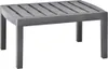vidaXL Tavolo da giardino moka 78x55x38 cm plastica Anteprima dell’immagine prodotto 5