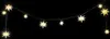 A string of star-shaped LED lights against a black background. Produktbild-Vorschau