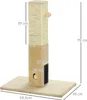 PawHut Kratzstamm, 79cm Kratzsäule mit Fellbürsten, Produktbild-Vorschau 3