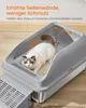 Feandrea Katzenklo Edelstahl, Katzentoilette, offenes Produktbild-Vorschau 5
