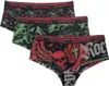 Rock Rebel by EMP Damen schwarze Pantys im Dreierpack mit Produktbild-Vorschau 1