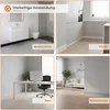 QUEST Selbstklebende PVC-Sockelleiste, glatt, 100mm, 10m, Produktbild-Vorschau 9