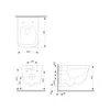 AM.PM Hänge-WC spülrandlos Aquaspin Toilette inkl. WC Sitz Produktbild-Vorschau 10