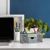 relaxdays Schreibtisch Organizer Mesh-Design Produktbild-Vorschau 2
