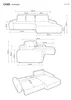 Ecksofa mit Schlaffunktion und Bettkasten, Cord Sofa - Produktbild-Vorschau 10