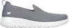 A side view of a gray Skechers sneaker with a white sole. Náhled obrázku produktu