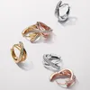 Signature Damen Creolen von PANDORA mit Zirkonia, IP Gold Produktbild-Vorschau 3