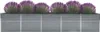 DELUKE® Hochbeet für Garten OSKAR Grau | 400x80x77cm | Produktbild-Vorschau 2