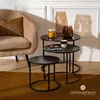 Atmosphera | Couchtisch Set - 3-teilig - Schwarz - Modernes Produktbild-Vorschau 11