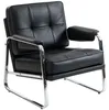 HOMCOM fauteuil, comfortabele loungefauteuil met brede Productafbeelding-voorbeeld 1