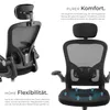 ergonomický tvar kancelářské židle tectake® Arges s Náhled obrázku produktu 11