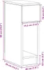 vidaXL Nachttisch mit Schublade Weiß 20x36x60 cm Produktbild-Vorschau 8