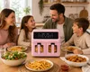 DMS Heißluftfritteuse 9L Doppelkammer 2000W Air Fryer Dual Produktbild-Vorschau 4