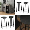 2-ks sada barových stolů Vicco Edmonton Černá 31.5 x 64 cm Náhled obrázku produktu 6