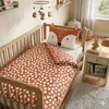 Baby Bettwäsche 100 x 135 cm süße Fuchs Bettwäsche mit Produktbild-Vorschau 1
