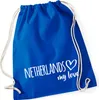 Huuraa Turnbeutel Netherlands my love 12 Liter Bright Royal Produktbild-Vorschau 1