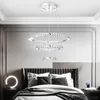 60W LED Kristall Deckenleuchte, Moderne Pendelleuchte Rund Produktbild-Vorschau 6