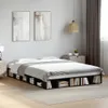 vidaXL Postelový rošt černý 160x200 cm Dřevěný materiál Náhled obrázku produktu 2