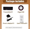 A collage of product components and their labels, indicating what is included in the package. Voir les images du produit
