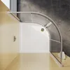 SONNI čtyřhranný rohový vstup 100x100 cm kulatý sprchový Náhled obrázku produktu 2