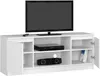 TV-Lowboard 140cm Fernsehtisch 2 Türen TV-Schrank 55cm hoch Produktbild-Vorschau 3