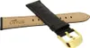 Lotus Multifunktion Uhrenarmband 22mm Leder schwarz graue Produktbild-Vorschau 2