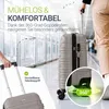 Zestaw 3 walizek twardych Juskys – zamek szyfrowy, ciche, Podgląd zdjęcia produktu 4