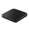 A black wireless charger pad is shown from a slightly elevated side angle against a white background. Produktbild-Vorschau